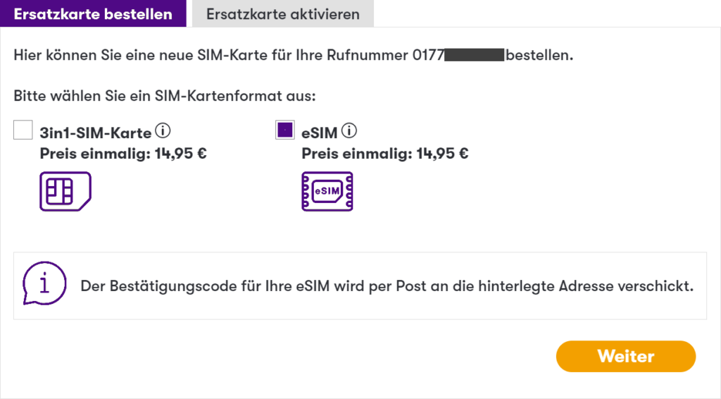 SIM24 eSIM bestellen & aktivieren auf Handy oder Apple Watch
